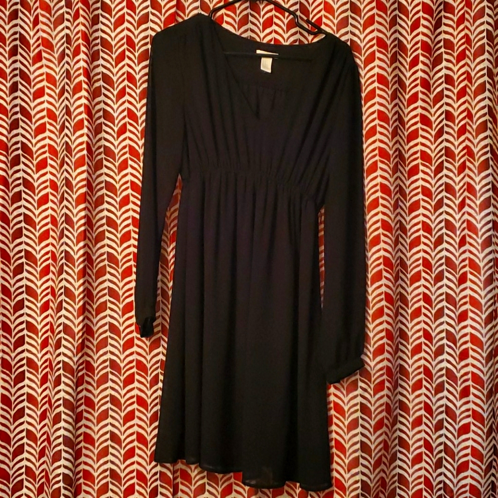 Black maternity dress